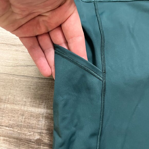 Lululemon Athletic Fast & Free HR Tight Yoga Pants Green Jasper NWT Size 14 - Picture 4 of 8